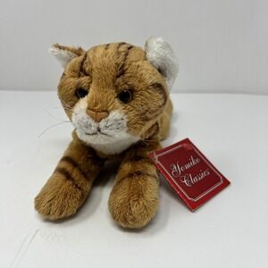 Russ Berrie Yomiko Classics orange Tabby Cat Chris Plush 6" Stuffed Animal
